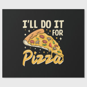 Ik Doe Het Voor Pizza Cadeaupapier