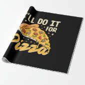 Ik Doe Het Voor Pizza Cadeaupapier (Uitgerold)
