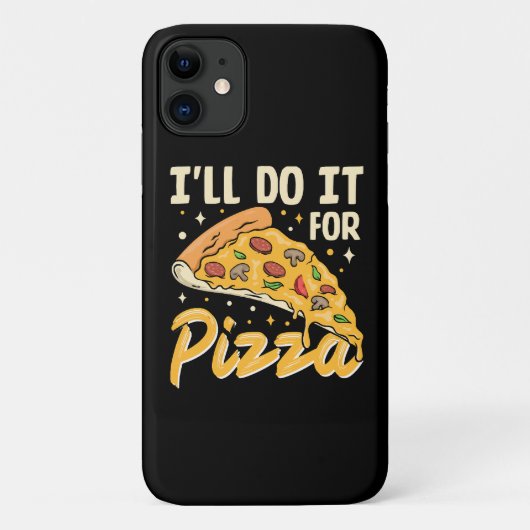 Ik doe het voor pizza Case-Mate iPhone case (Achterkant)
