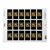 Ik doe het voor pizza etiket (Full Sheet)
