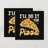 Ik doe het voor pizza kaart (Voorkant / Achterkant)