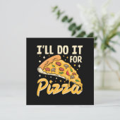 Ik doe het voor pizza kaart (Staand voorkant)