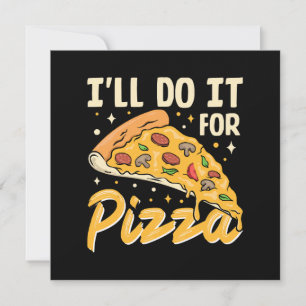 Ik doe het voor pizza kaart