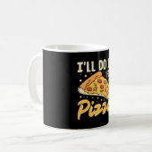 Ik doe het voor pizza koffiemok (Voorkant links)