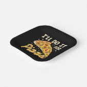 Ik doe het voor pizza papieren bordje (Gebogen)