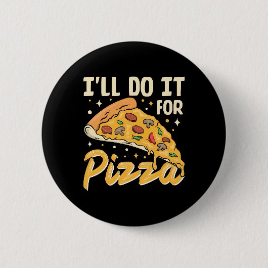 Ik doe het voor pizza ronde button 5,7 cm (Voorkant)