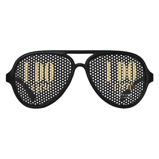 Ik doe huwelijksfeestgeschenken aviator zonnebril (Voorkant)