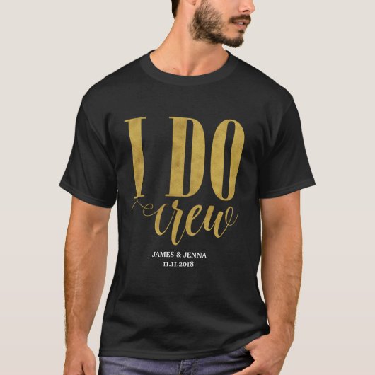 Ik doe huwelijksfeestgeschenken t-shirt (Voorkant)