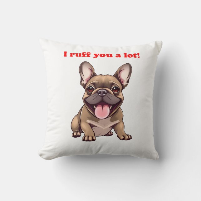 Ik doe je veel! kussen (Voorkant)