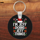 Ik doe Jeff grappige dingen, dit is mijn Christus Sleutelhanger (Voorkant)