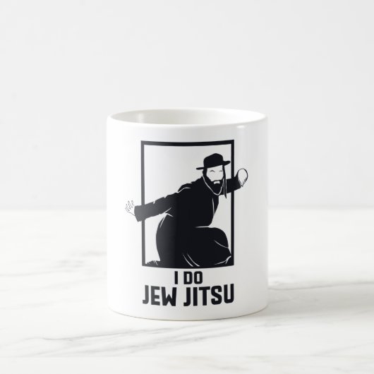 Ik doe Jew Jitsu I Funny Jui Jutsu Koffiemok (Center)