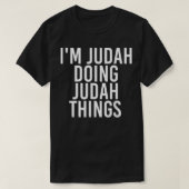 IK DOE JUDAH DINGEN genaamd Funny Birthday G T-shirt (Design voorkant)