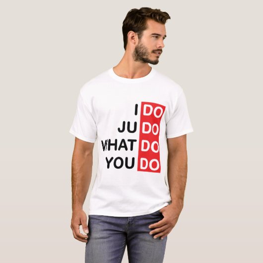 Ik doe Judo... T-shirt (Voorkant volledig)