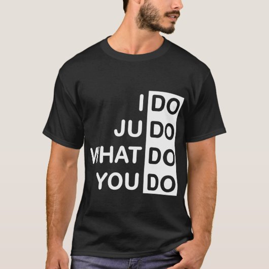 Ik doe Judo... T-shirt (Voorkant)