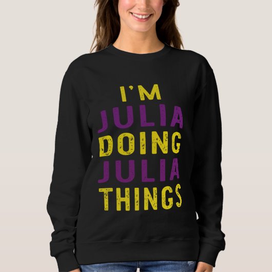 Ik doe Julia dingen Trui (Voorkant)