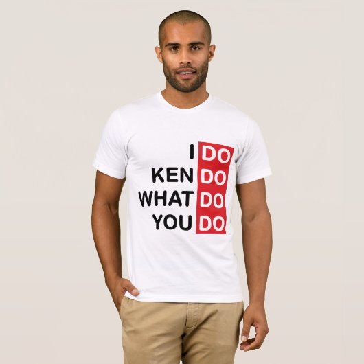 Ik doe Kendo T-shirt (Voorkant volledig)
