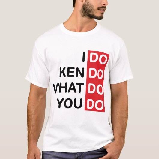 Ik doe Kendo... T-shirt (Voorkant)