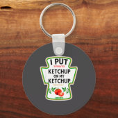 Ik Doe Ketchup Op Mijn Ketchup 2025 Kostuum Moster Sleutelhanger (Voorkant)