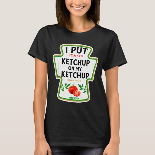 Ik Doe Ketchup Op Mijn Ketchup 2025 Kostuum Moster T-shirt (Voorkant)