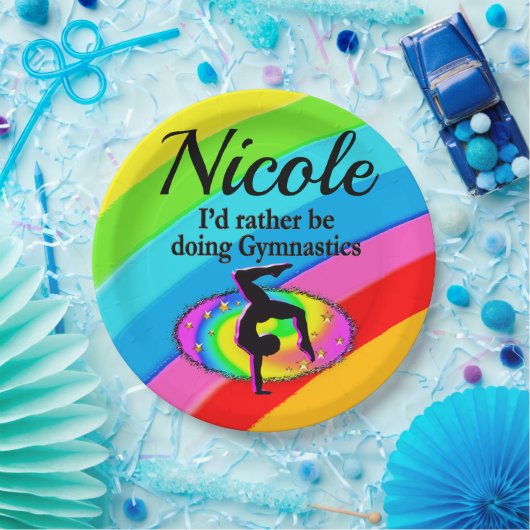 IK DOE LIEVER ELKE DAG GYMNASTIEK PAPIEREN BORDJE (Feest)