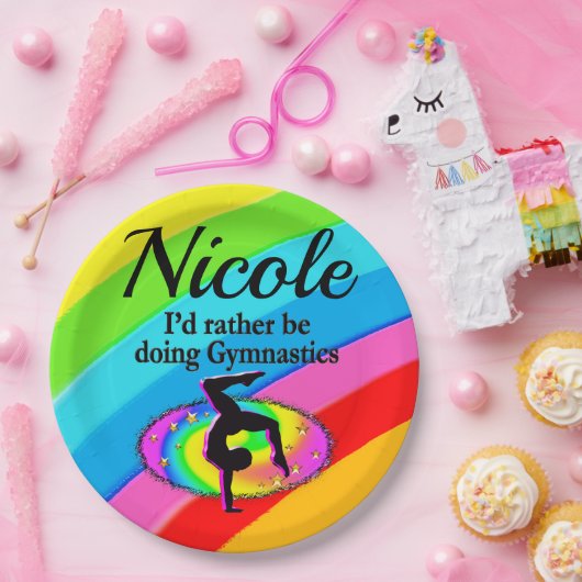 IK DOE LIEVER ELKE DAG GYMNASTIEK PAPIEREN BORDJE (Feest)