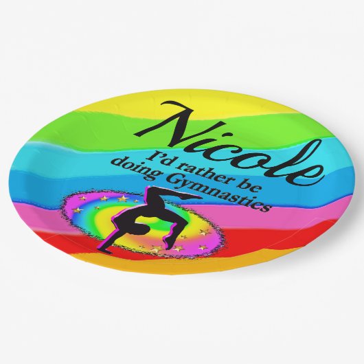 IK DOE LIEVER ELKE DAG GYMNASTIEK PAPIEREN BORDJE (Gekanteld)