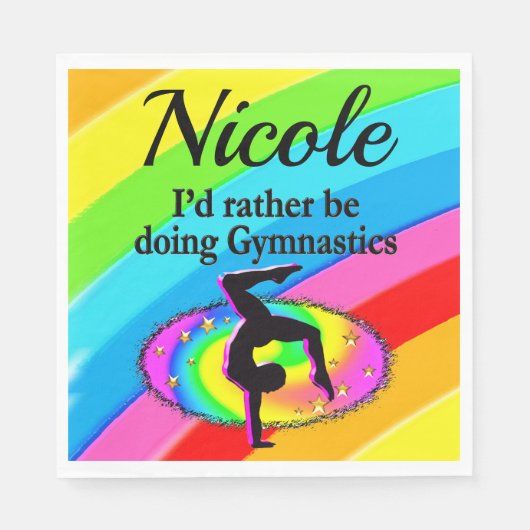 IK DOE LIEVER ELKE DAG GYMNASTIEK SERVET (Voorkant)