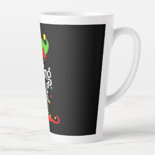 Ik doe mee aan Elf Xmas Familie Vriend Kerstmis Latte Mok