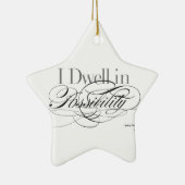 Ik doe mee in Mogelijkheid - Emily Dickinson Quote Keramisch Ornament (Rechts)