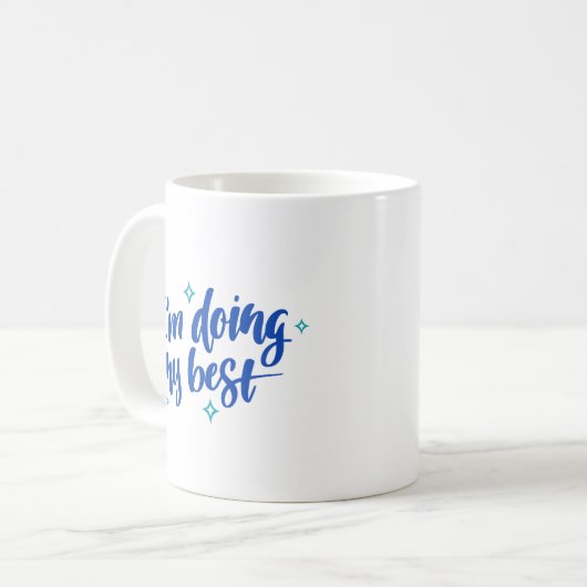 Ik doe mijn beste offerte koffiemok (Voorkant links)