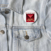 Ik doe mijn beste werk bij -60%, ronde button 5,7 cm (In situ)
