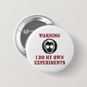 Ik Doe Mijn Eigen Experimenten - Cool Scientist Gr Ronde Button 5,7 Cm (Voorkant /achterkant)