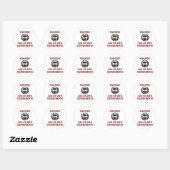 Ik Doe Mijn Eigen Experimenten - Cool Scientist Gr Ronde Sticker (Vel)