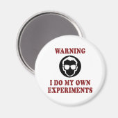 Ik doe mijn eigen experimenten - Coole wetenschapp Magneet (Voorkant / Achterkant)