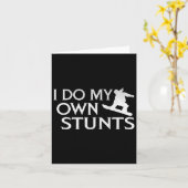 Ik doe mijn eigen snowboardstunts kaart (Gele Bloem)