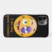 "IK DOE MIJN EIGEN STUNTEN" grappig Case-Mate iPhone Case (Achterkant (horizontaal))