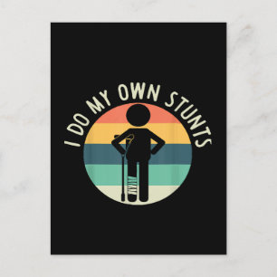 ik doe mijn eigen stunts briefkaart