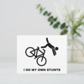 Ik doe mijn eigen stunts briefkaart (Staand voorkant)