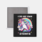 Ik Doe Mijn Eigen Stunts Gebroken Arm Blessure Reg Magneet (Voorkant / Achterkant)
