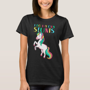 Ik doe mijn eigen stunts gebroken wapenkoe, magisc t-shirt