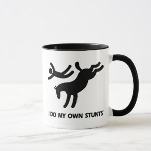 Ik doe mijn eigen Stunts™ Horse: humoristisch af Mok