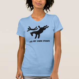 Ik doe mijn eigen Stunts™ Horse: humoristisch af T-shirt