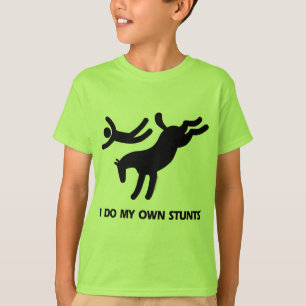 Ik doe mijn eigen Stunts™ Horse: humoristisch af T-shirt