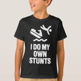 Ik doe mijn eigen stunts Jet Ski Personal Watercra T-shirt