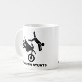 Ik doe mijn eigen stunts koffiemok (Voorkant links)