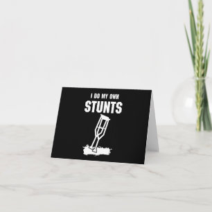 Ik doe mijn eigen stunts - krijg een goed cadeauwl kaart
