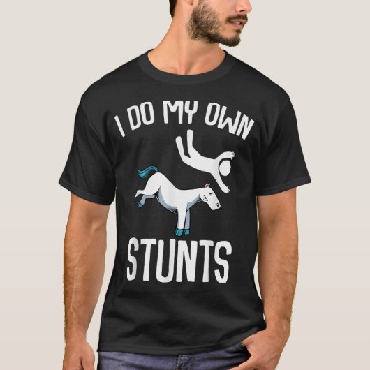Ik doe mijn eigen stunts krijgen goed grappige paa t-shirt (Voorkant)