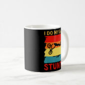 Ik doe mijn eigen Stunts Mountain Bicycle Funny Mt Koffiemok (Voorkant rechts)