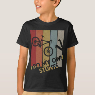Ik doe mijn eigen stunts - Mountain Bike Funny Bik T-shirt