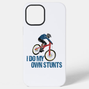 Ik doe mijn eigen Stunts Mountain Biker Vintage iPhone 12 Pro Max Hoesje
